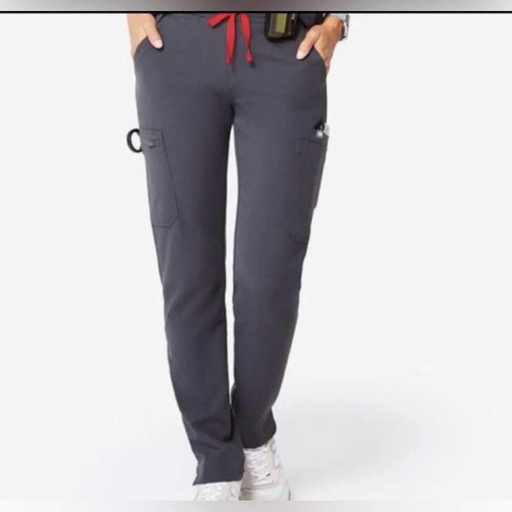 FIGS Yola Charcoal Scrub Pants